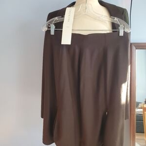 Valentino Elegant Dark Brown Womens suit $3950 NWT